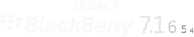 Legacy BlackBerry 7.1, 7.0, 6.0, 5.0, 4.x devices